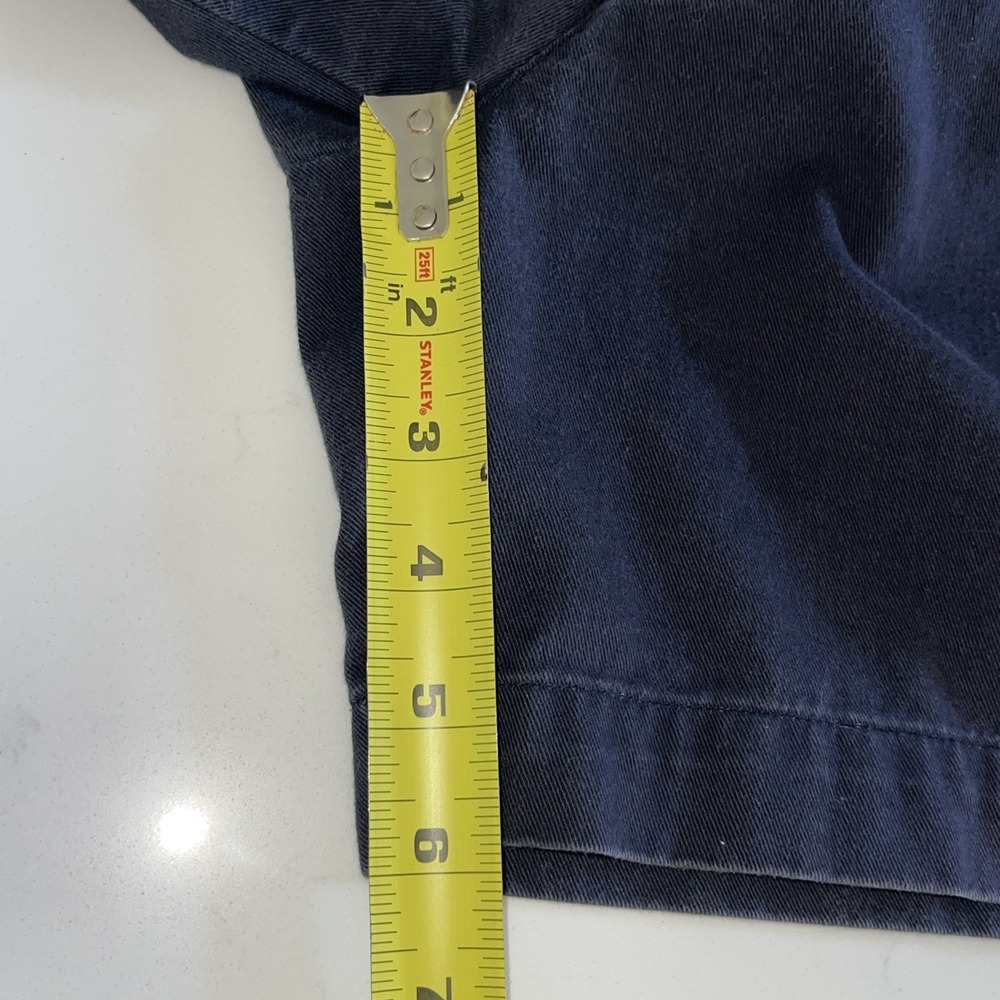 Polo Ralph Lauren Double Pleat Shorts 40 Navy Andrew‎ Cotton Preppy Academia Dad - Picture 6 of 10